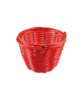 Picknick mandje rood 14 cm